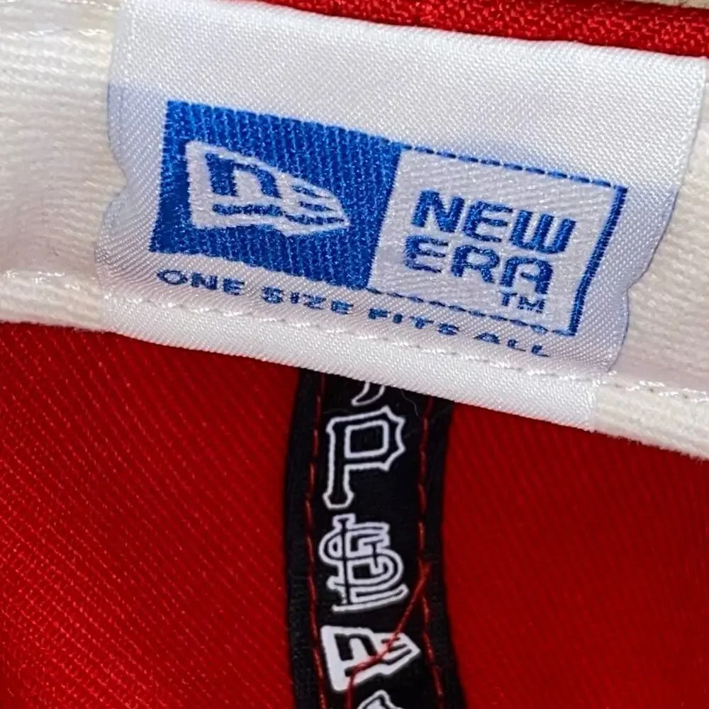 New Era Washington Nationals Red Adjustable MLB Baseball Cap One Size Signed